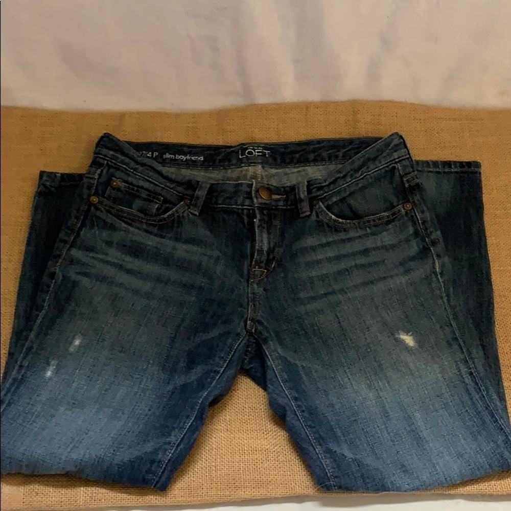 LOFT 27/4 P slim boyfriend jeans